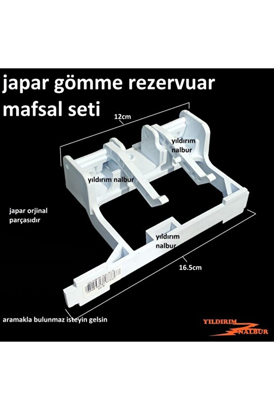 Japar Gömme Rezervuar Büyük Mafsal Takımı Kaldırma Kolları