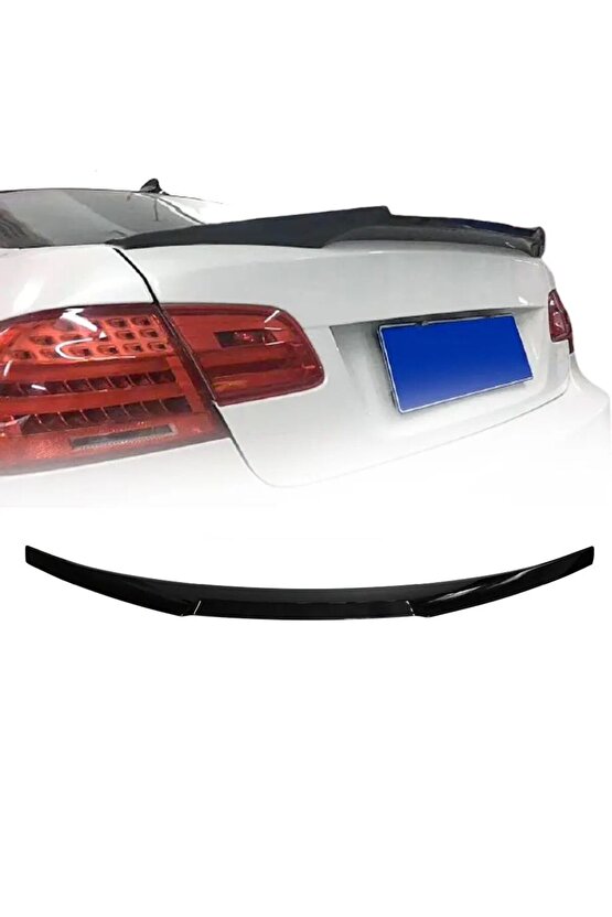 Bmw E92 Bagaj Üstü Spoiler Yarasa Siyah Boyalı Plastik 2005  2012