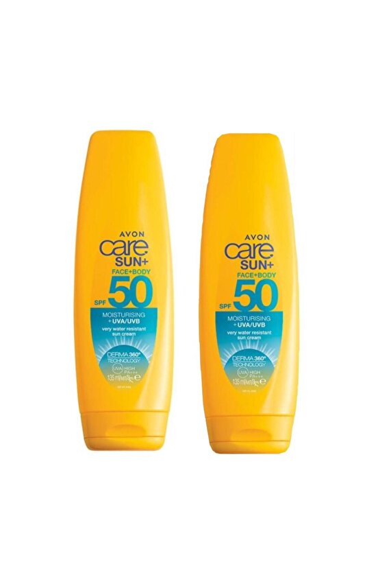 Care Sun+ Yüz ve Vücut için Güneş Kremi SPF50 2 Adet 135 ml