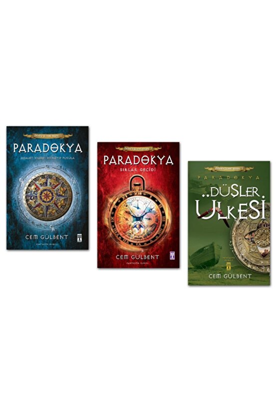 Paradokya Serisi Fantastik Kurgu Roman Set 3 Kitap - Cem Gülbent Genç Timaş