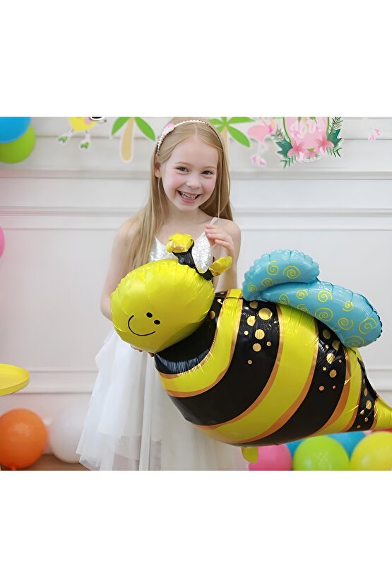 Bee Arı ve Papatya Konsept 2 Yaş Balon Set Bee Arı ve Papatya Tema Parti Doğum Günü Parti Balon Set