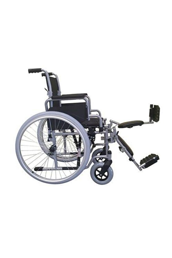 Tekerlekli Sandalye Ayak Kalkar Yan Kolar Çıkar