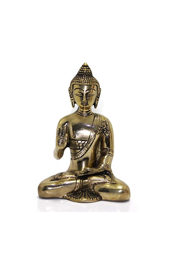 Metal Buda Biblosu 17 Cm Dekoratif Hediyelik