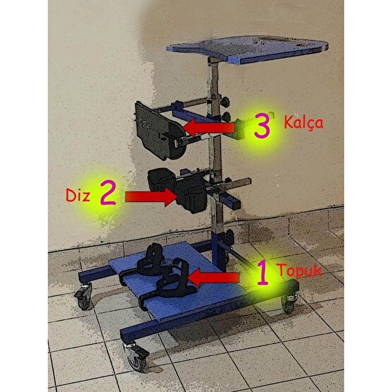 Ayakta Durma Sehpası S- 70 CM -120 CM ARASI