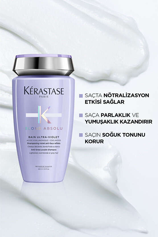 Blond Absolu Bain Ultra-Violet Turuncu Yansımaları Nötralize Eden Şampuan 250ml 250ml