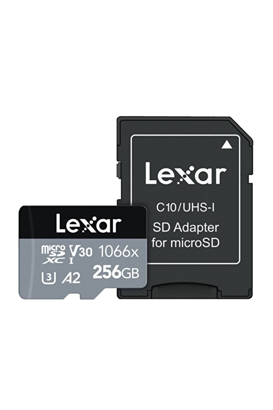 256gb Professional 1066x Uhs-ı Microsdxc Hafıza Kartı + Sd Adaptör (Silver Series)