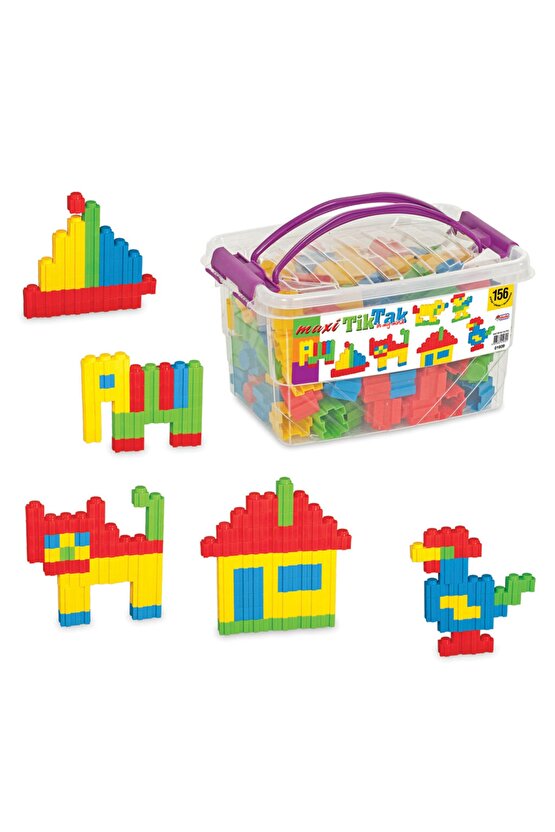 Maxi Tik Tak Lego (156 Parça) - Lego Oyuncaklar - Yapı Oyuncakları - Tik Tak Puzzle
