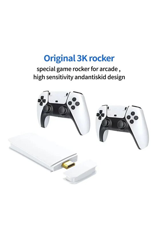 HD 4K OYUN KONSOLU 2.4GHZ TV GAME PAD WİRELESS OYUN KOLU ÇİFT KOL TV OYUN KONSOLU