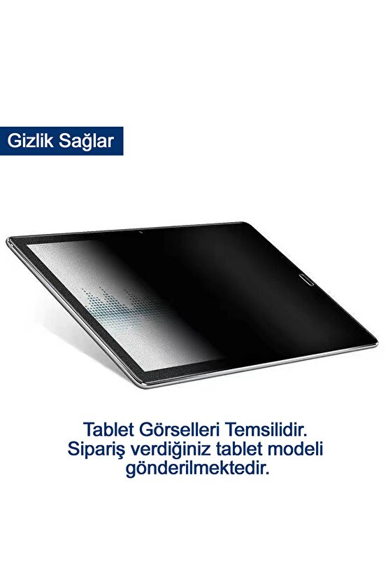 Samsung Galaxy Tab A S Pen Sm-p587 Lte 10.1 Inç Premium Privacy 9h Nano Hayalet Film
