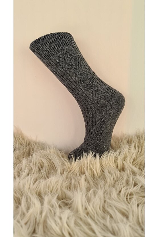Kışlık Yün Erkek Çorap 6lı Paket Lambswool