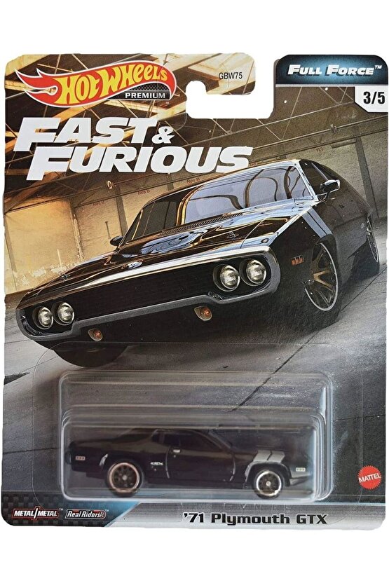 Fast Furi?ous Premi?um Arabalar 1971 Plymouth GTX HNW55