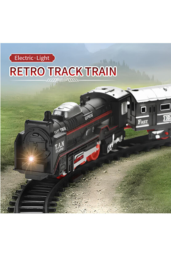 Oyuncak Klasik Clasic Işıklı Tren Seti 23 Parça Kutulu