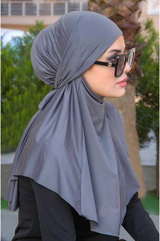 Füme Oversize Hijab