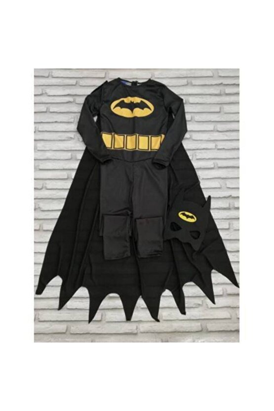 Çocuk Siyah Batman Kostümü