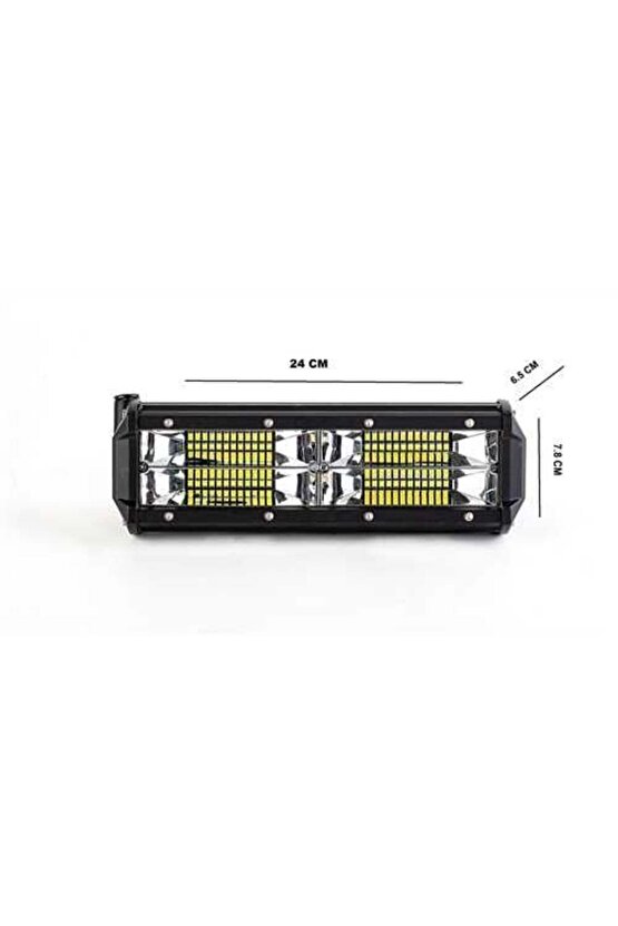 24cm Offroad Led Bar Aydınlatma Beyaz Sarı 48w 10-30v