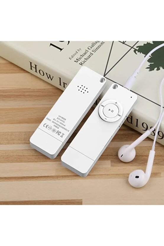 Bluetooth Lu Mp3 Player Dahili Hoparlör Kablolu Ve Kablosuz Kulaklık Ile Kullanabilme Mini Mp3 Çalar