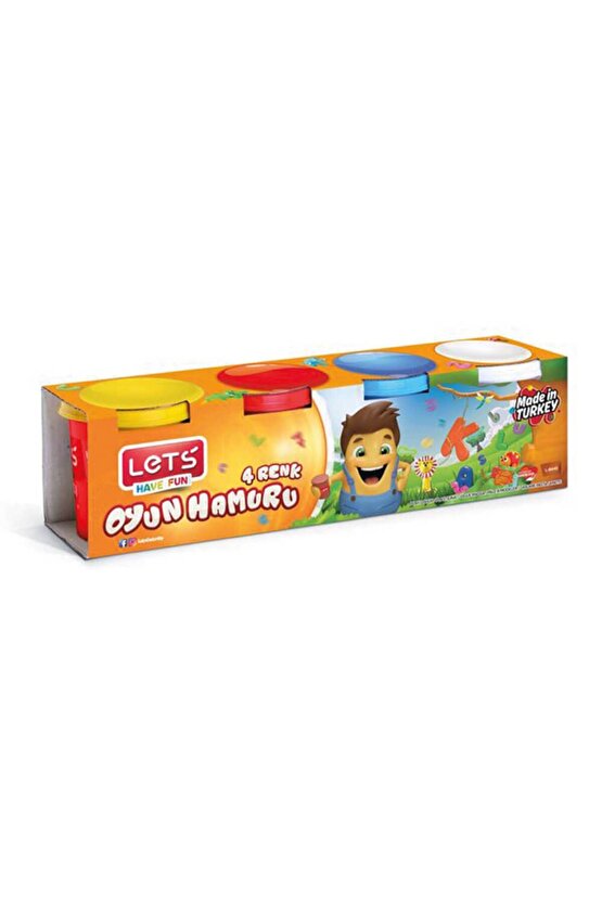 4 Renk Oyun Hamuru L8440 460gr