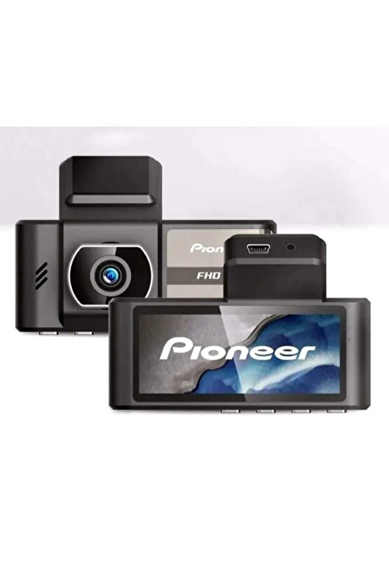 Pioneer ND-DVR30s DVR Araç İçi Kamera 2K FHD Ön ve Arka Kamera Ses Kontrolü Wifi Telefon Bağlantısı