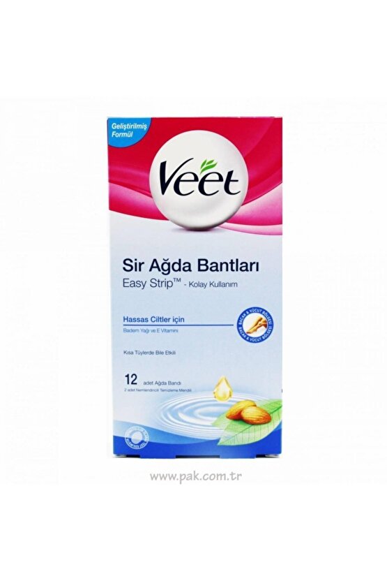 Ağda Bandı Hassas Ciltler Badem Yağı Ve E Vitamini