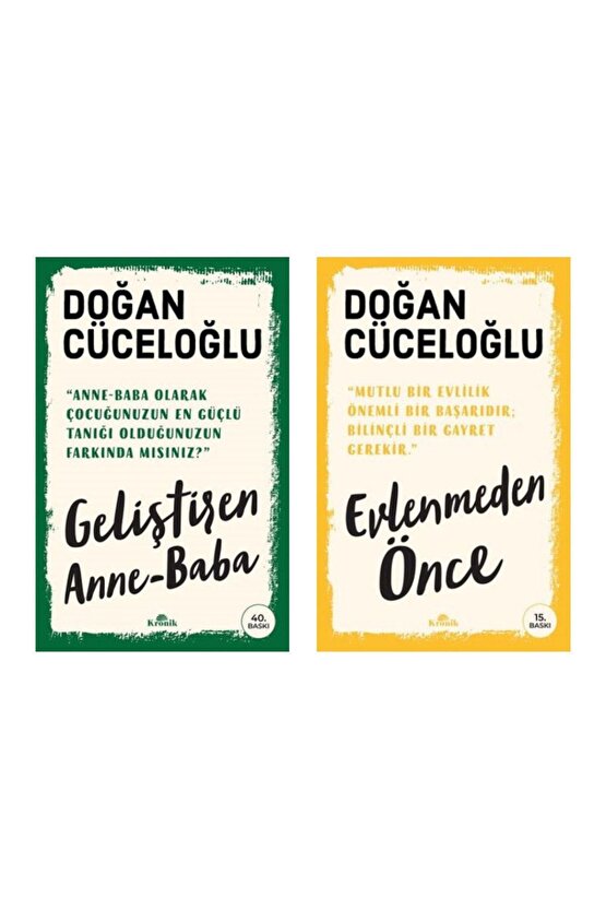 Geliştiren Anne Baba + Evlenmeden Önce- 2 Kitap Set - Iş Bankası Özel Set Geliştiren Anne Baba Kitab