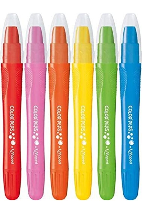 Color Peps Jel Mum Boya 6 Renk Plastik Çantalı 3154148363064