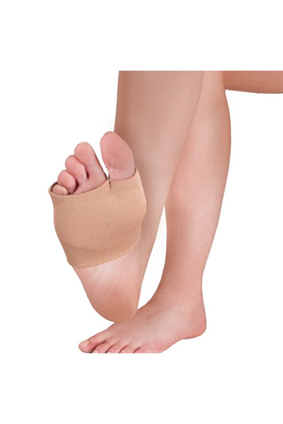 Bej 7130 Medikal Ortopedik Metatarsal Silikon Yastık Ped Çifttir