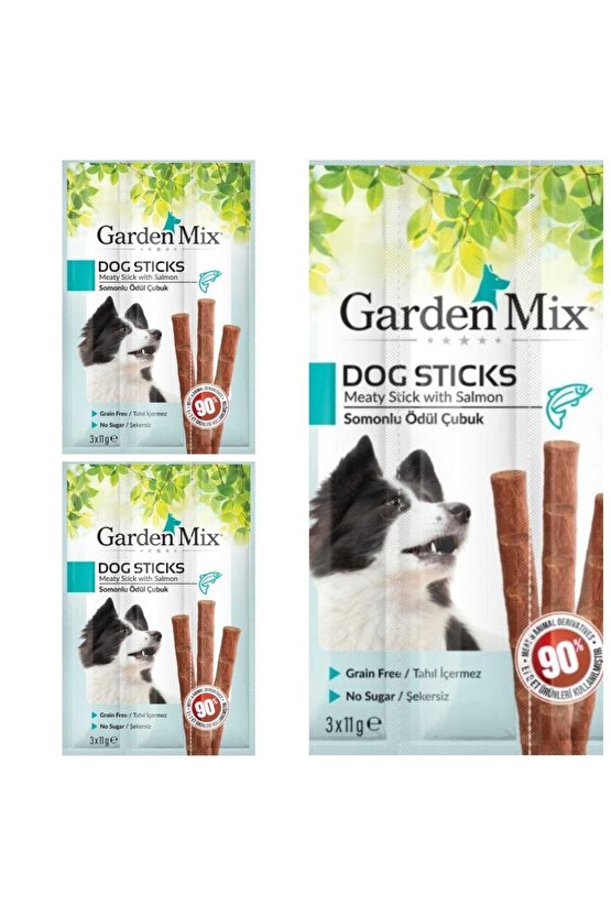 Neo Pet Market Somonlu Köpek Stick Ödül 3*11g- 3 Paket