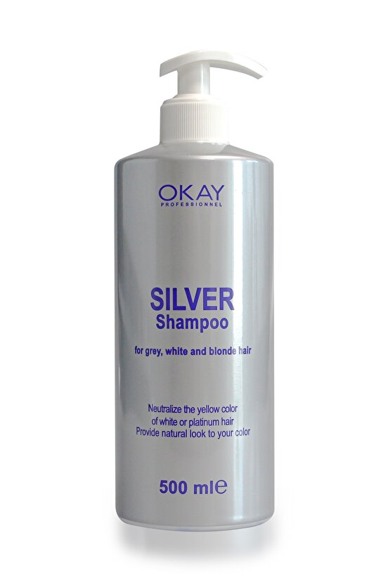Okay Silver Şampuan 500ml (TURUNCULAŞMA KARŞITI)