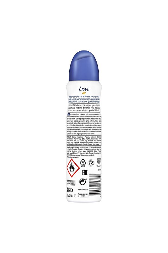 Kadın Sprey Deodorant Original 14 Nemlendirici Krem Etkili 150 Ml X3 Adet