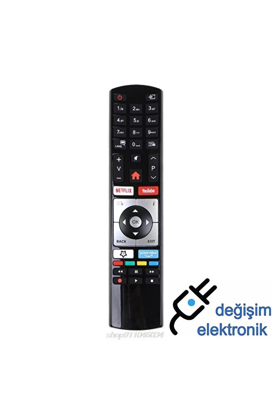 Regal 55r6080u  Uyumlu 3d Smart Led Tv Kumandası