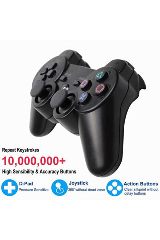 Ps3 Oyun Kolu Joystick Kablosuz Kol Wireless Playstation 3 Uyumlu