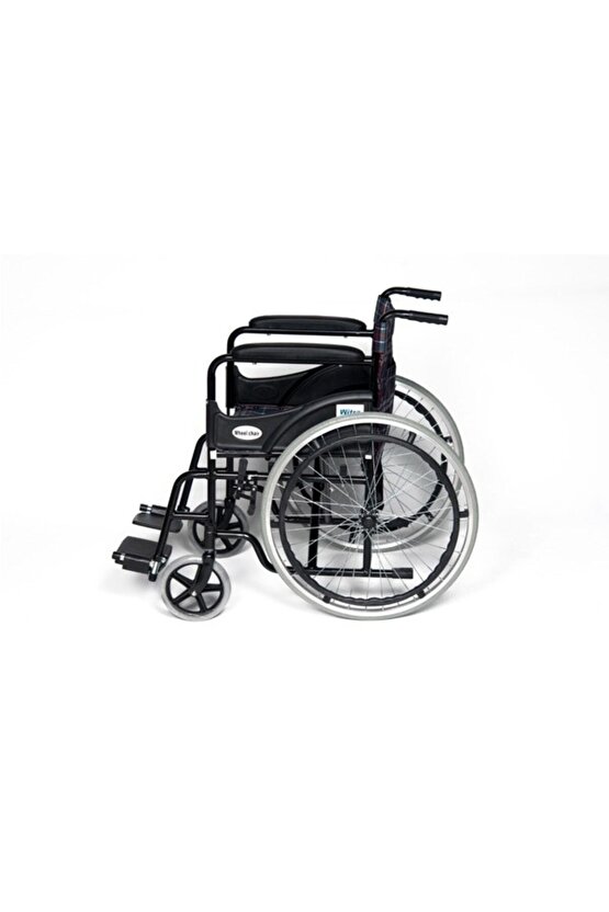 Ithal Katlanır Tekerlekli Sandalye Dolgu Tekerli Manuel Tekerlekli Sandalyesi