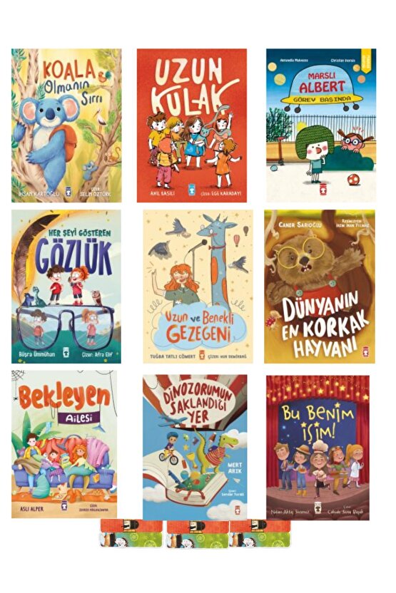 1.ve2.sınıf 9 tane nitelikli Kitap (set-3)