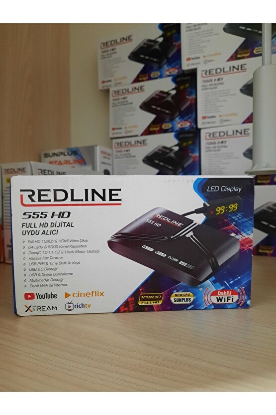 Redline S55 Hd Uydu Alıcısı Dahili Wifili