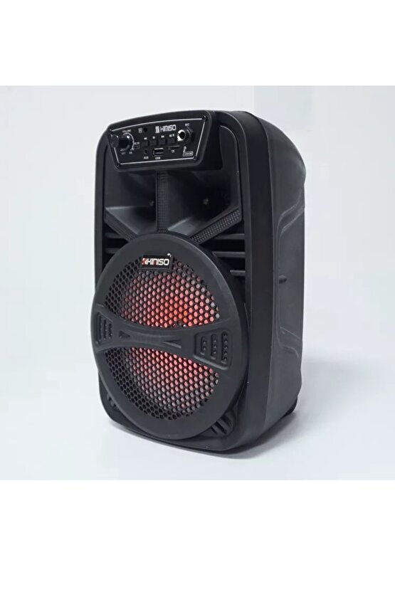 Mikrofonlu Bluetooth Hoparlör Led Işıklı Fm Radyo Sd Kart Usb Girişli Speaker