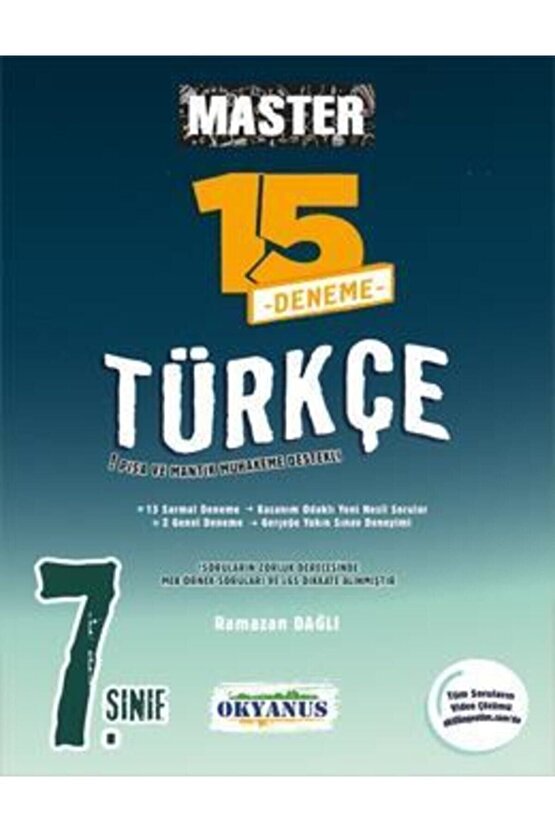 7.sınıf Türkçe 20 Deneme Master