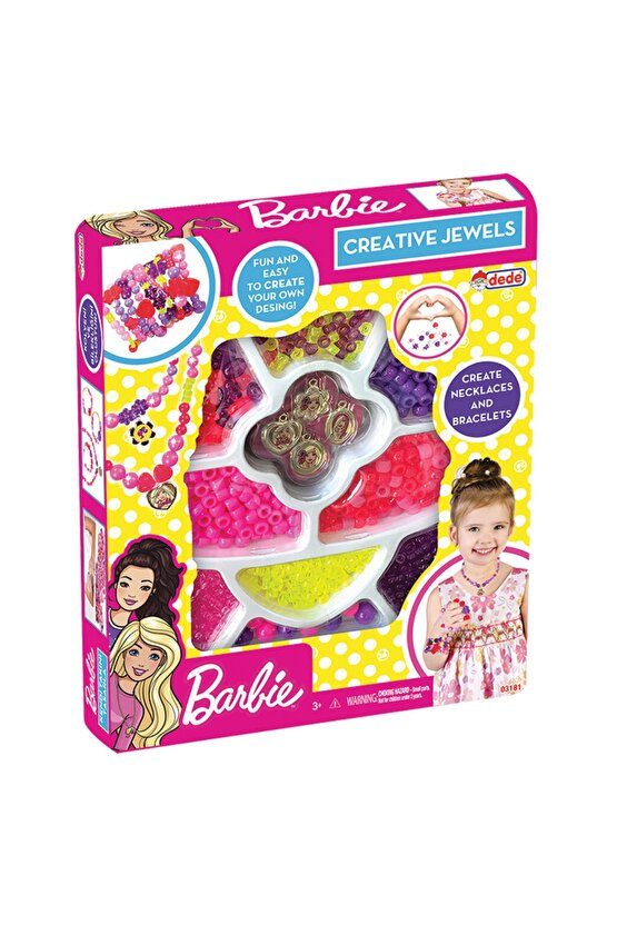 Barbie Takı Seti Tekli Kutu - Takı Setleri - Kolye Seti - Bilezik Seti - Boncuk Seti - Bilye Seti