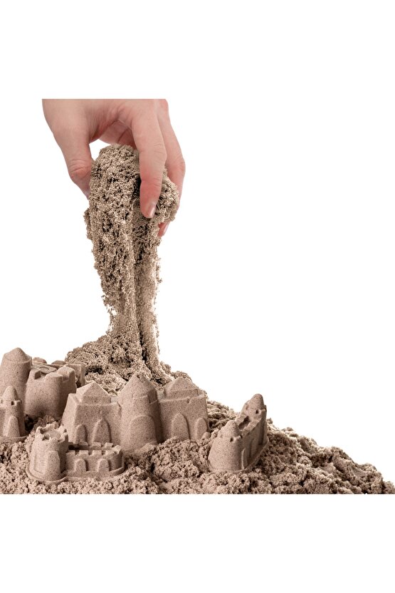 Aksesuarlı Naturel Kinetik Oyun Kumu (500 Gr.) - Art Craft Kinetik Kum Seti - Art Sand Kumu