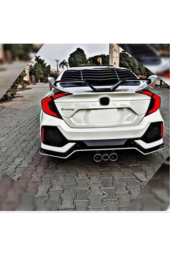 Honda Civic Fc5 Bagaj Üstü Spoiler M Model 2016