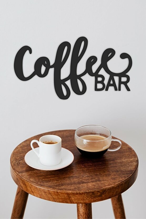 3mm Ahşap Mdf Coffee Bar Yazısı