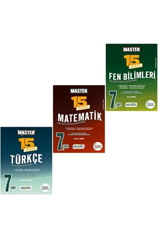 7. Sınıf Master Branş Deneme Seti (SÜRPRİZ HEDİYELİ)