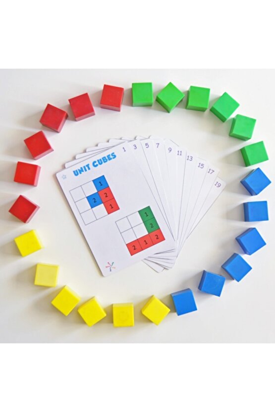 Unit Cubes - Birim Küpler - Matematik Akıl Zeka Beceri Gelişim Eğitici Şekil Mantık Oyunu