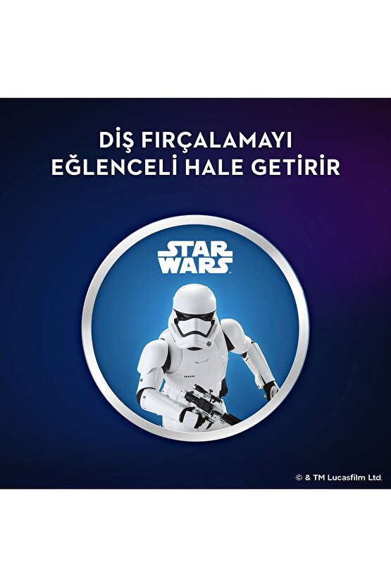 Stages Çocuklar Için Diş Fırçası Yedek Başlığı Starwars 2li