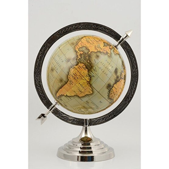 360 Derece Dönen Dekoratif Hediyelik Dünya Küre Haritalar