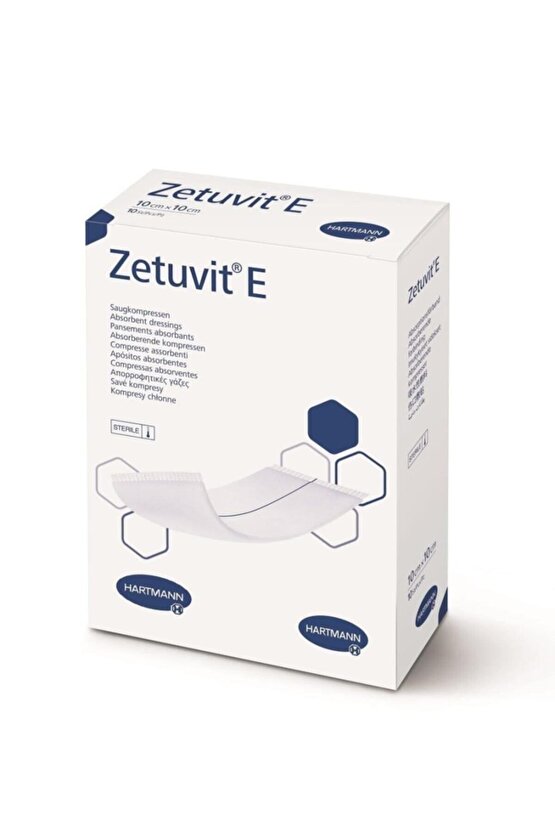 Zetuvit E Steril Yüksek Emici Yara Pedi 10x10 cm 25 Adet