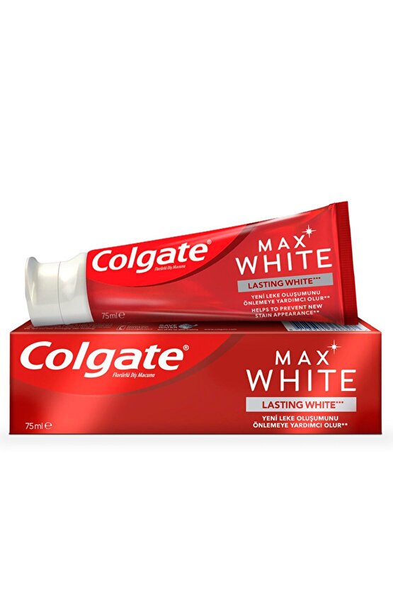 Max White Kalıcı Beyazlık Beyazlatıcı Diş Macunu 75 ml