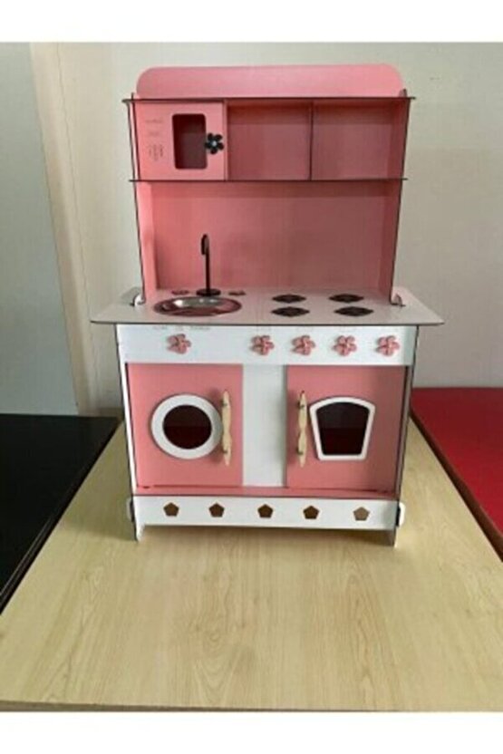 Yeni Model Ahşap Oyuncak Mutfak 3mm