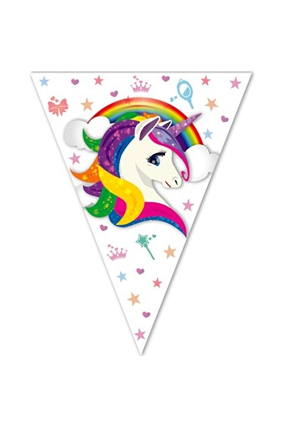 Unicorn Flama 2 Metre Unicorn Konsept Doğum Günü Parti Malzemeleri