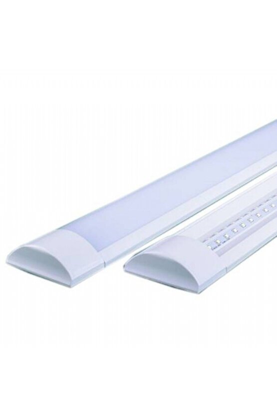 10 Adet, 36 Watt, 120 Cm, Ultra Kaliteli, Beyaz Işık, 6500 Kelvin Led Bant Armatür, 10lu Paket