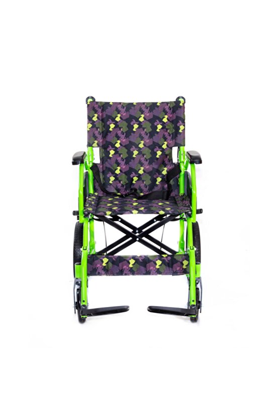 Alüminyum Transfer Özellikli Refakatçı Frenli Hafif Tekerlekli Sandalye